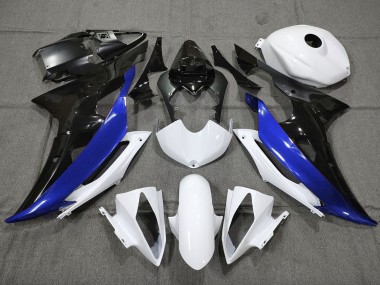08-16 Custom Blau Schwarz & Weiß R6 Motorrad Verkleidung