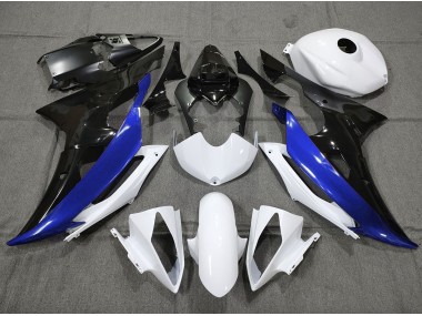 08-16 Custom Blau Schwarz & Weiß R6 Motorrad Verkleidung