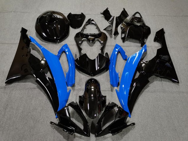 08-16 Glänzend Blau & Schwarz R6 Motorrad Verkleidung 08-16 Glänzend Blau & Schwarz R6 Motorrad Verkleidung
