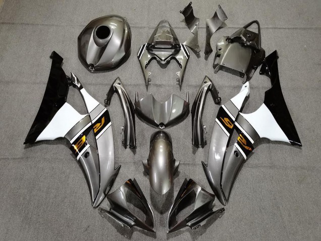 08-16 Glänzend Grau & Bronze R6 Motorrad Verkleidung