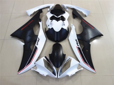 08-16 Weiß Mit Schwarz Custom OEM Stil R6 Motorrad Verkleidung