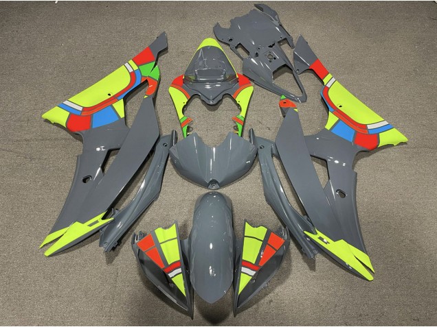 08-16 Nardo & High Viz Gelbes Design R6 Motorrad Verkleidung