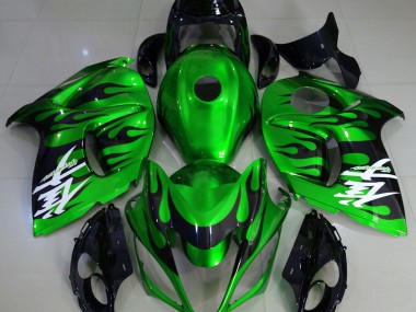 08-20 Glänzend Grün & Schwarz GSXR 1300 Motorrad Verkleidung