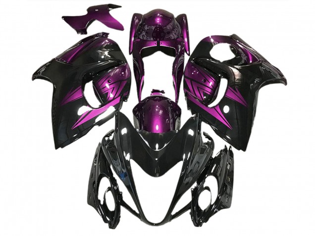 08-20 Glänzendes Schwarz & Dunkelviolett GSXR 1300 Motorrad Verkleidung 08-20 Glänzendes Schwarz & Dunkelviolett GSXR 1300 Motorrad Verkleidung