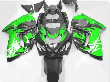 08-20 Grün & Grau GSXR 1300 Motorrad Verkleidung