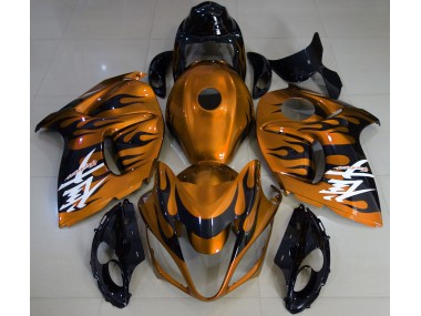 08-20 Orange Glänzend & Schwarz GSXR 1300 Motorrad Verkleidung
