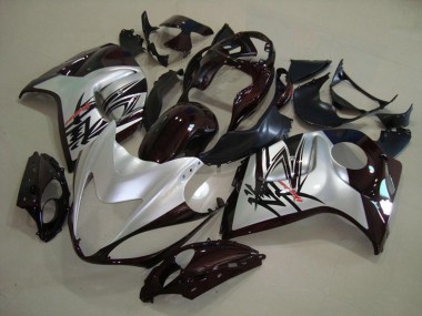08-20 Silber Schwarz GSXR 1300 Motorrad Verkleidung