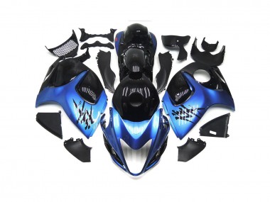 08-20 Tiefes Blau Mit Schwarz Benutzerdefiniert GSXR 1300 Motorrad Verkleidung