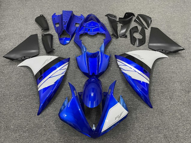 09-11 Weiß & Blau Glänzend R1 Motorrad Verkleidung 09-11 Weiß & Blau Glänzend R1 Motorrad Verkleidung