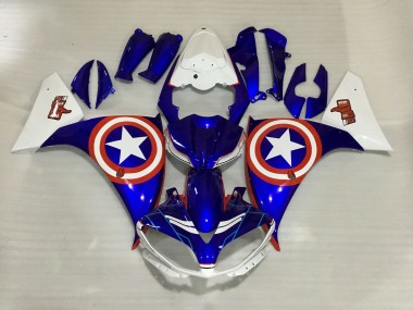 09-11 Captain America R1 Motorrad Verkleidung