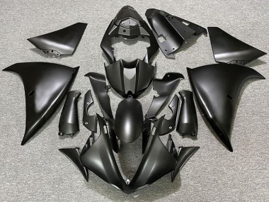 09-11 Matt Schwarz & Gold R1 Motorrad Verkleidung