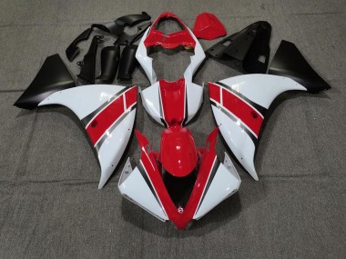 09-11 Rot Weiß R1 Motorrad Verkleidung
