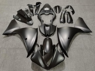 09-11 Vollmatt Schwarz R1 Motorrad Verkleidung