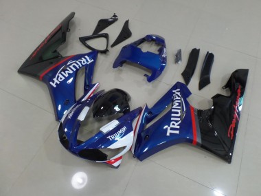 09-12 Blau & Weiß Daytona 675 Motorrad Verkleidung