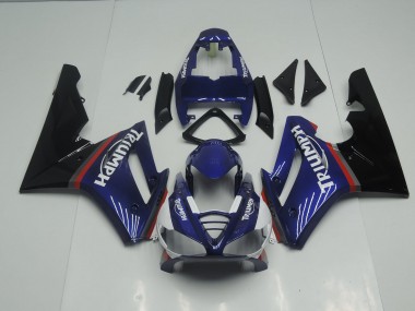 09-12 Blau & Rot Glänzend Daytona 675 Motorrad Verkleidung