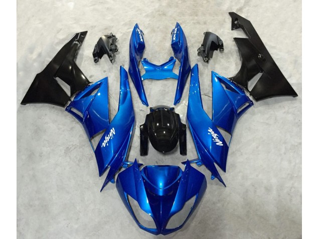 09-12 Blau & Schwarz Ninja ZX6R Motorrad Verkleidung
