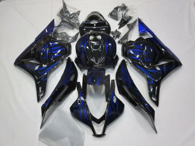 09-12 Blaue Flamme CBR600RR Motorrad Verkleidung 09-12 Blaue Flamme CBR600RR Motorrad Verkleidung