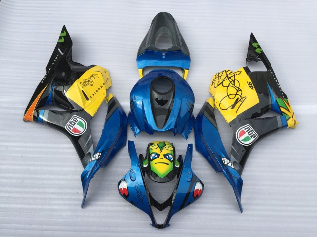 09-12 Blauer Hai CBR600RR Motorrad Verkleidung 09-12 Blauer Hai CBR600RR Motorrad Verkleidung
