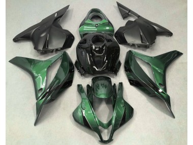 09-12 Dunkelgrün Mit Schwarz CBR600RR Motorrad Verkleidung