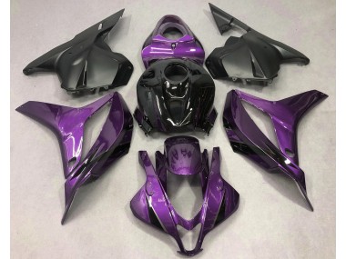 09-12 Dunkelviolett Mit Schwarz CBR600RR Motorrad Verkleidung