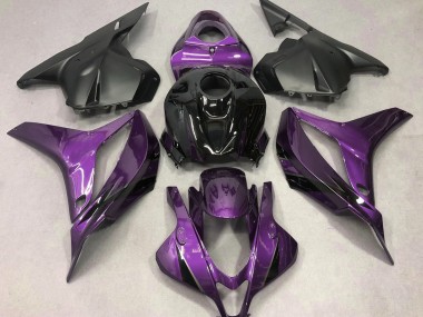 09-12 Dunkelviolett Mit Schwarz CBR600RR Motorrad Verkleidung