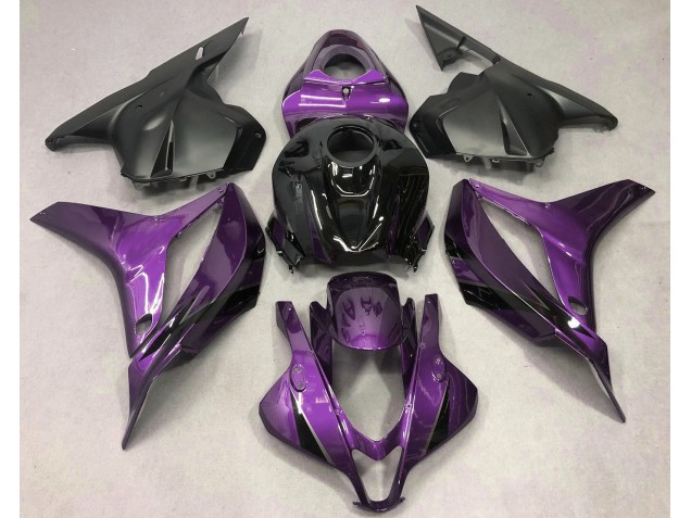 09-12 Dunkelviolett Mit Schwarz CBR600RR Motorrad Verkleidung