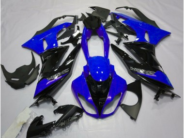 09-12 Glänzend Blau & Schwarz ZX6R Motorrad Verkleidung