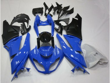 09-12 Glänzend Blau & Schwarz ZX6R Motorrad Verkleidung
