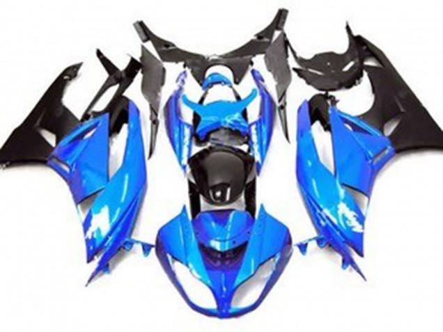09-12 Glänzend Blau Stil ZX6R Motorrad Verkleidung 09-12 Glänzend Blau Stil ZX6R Motorrad Verkleidung
