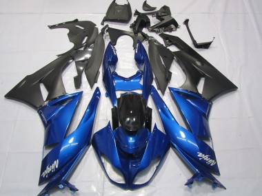 09-12 Glänzend Blau ZX6R Motorrad Verkleidung