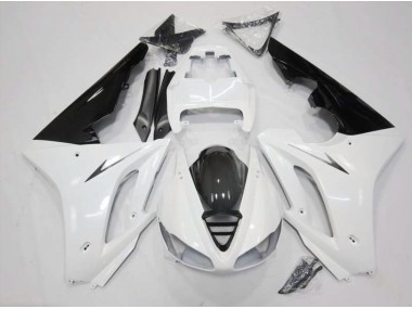09-12 Glänzend Weiß Daytona 675 Motorrad Verkleidung