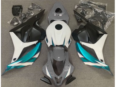 09-12 Glänzend Grauweiß & Hellblau CBR600RR Motorrad Verkleidung