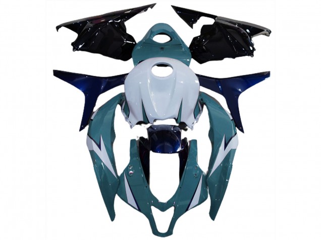 09-12 Glänzend Hellblau & Blau CBR600RR Motorrad Verkleidung