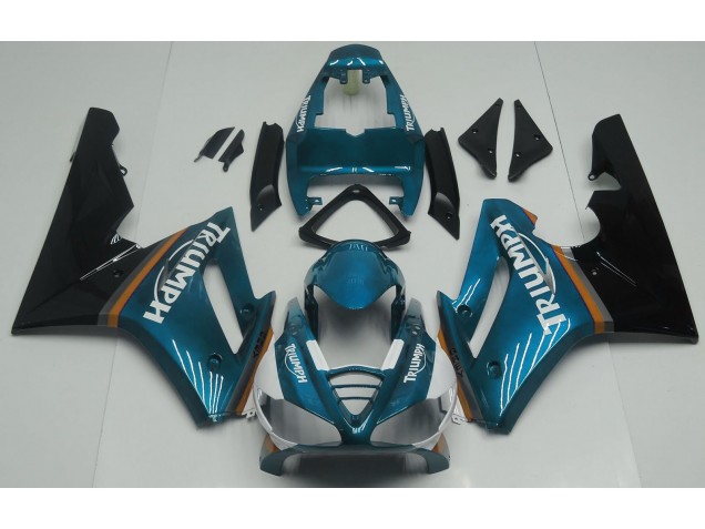 09-12 Glänzend Hellblau Daytona 675 Motorrad Verkleidung