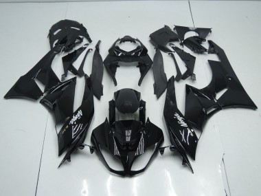 09-12 Glänzendes Schwarz ZX6R Motorrad Verkleidung