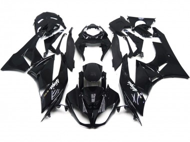 09-12 Glattes Schwarz Glänzend ZX6R Motorrad Verkleidung