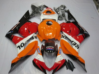 09-12 Klassischer Repsol Stil 2 CBR600RR Motorrad Verkleidung
