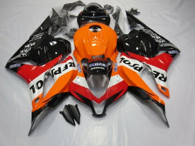 09-12 Klassischer Repsol Stil CBR600RR Motorrad Verkleidung