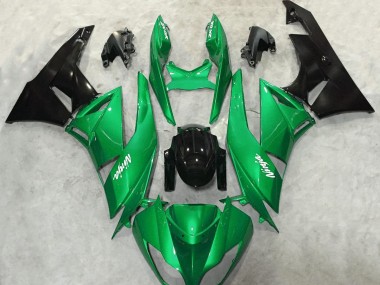 09-12 Kräftiges Grün Glänzend ZX6R Motorrad Verkleidung