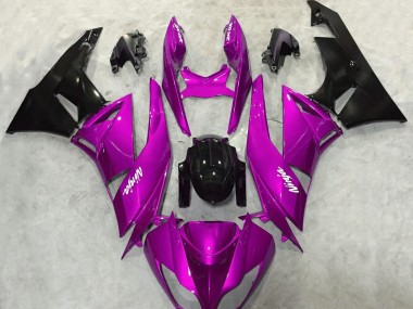 09-12 Kräftiges Pink Glänzend ZX6R Motorrad Verkleidung