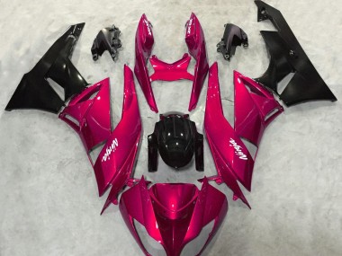 09-12 Kräftiges Rot Glänzend ZX6R Motorrad Verkleidung