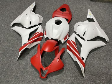 09-12 Matt Rot / Weiß CBR600RR Motorrad Verkleidung
