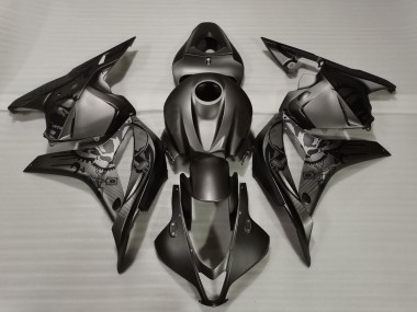 09-12 Matt Schwarzes Sonderdesign CBR600RR Motorrad Verkleidung
