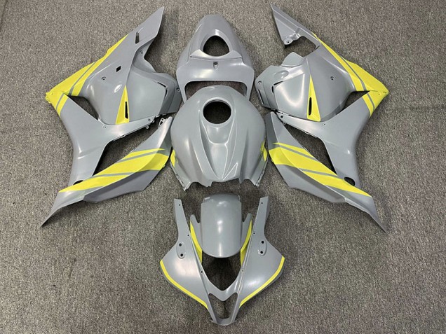 09-12 Nardo Grau & Gelb CBR600RR Motorrad Verkleidung