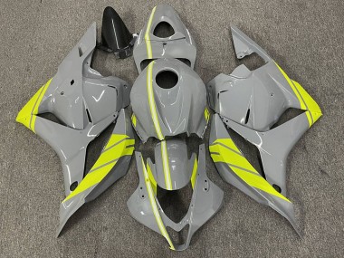 09-12 Nardo Grau & High Viz Gelb CBR600RR Motorrad Verkleidung