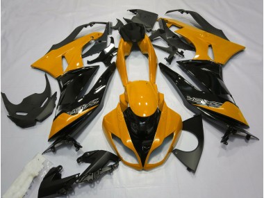 09-12 Orange Glänzend & Schwarz ZX6R Motorrad Verkleidung