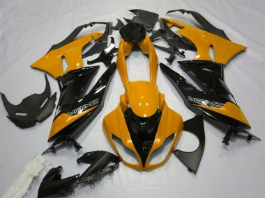 09-12 Orange Glänzend & Schwarz ZX6R Motorrad Verkleidung