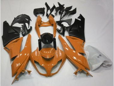 09-12 Orange Glänzend & Schwarz ZX6R Motorrad Verkleidung