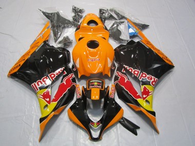 09-12 Orangerot Bull CBR600RR Motorrad Verkleidung