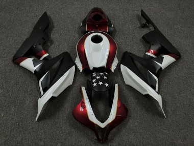 09-12 Rennrot & Schwarz CBR600RR Motorrad Verkleidung